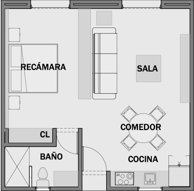 Departamentos en Coahuila - Santo Olivo