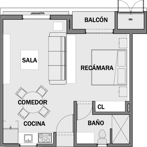 Departamentos en Coahuila - Santo Olivo