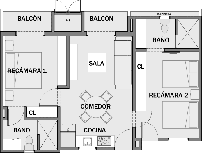 Departamentos en Coahuila - Santo Olivo